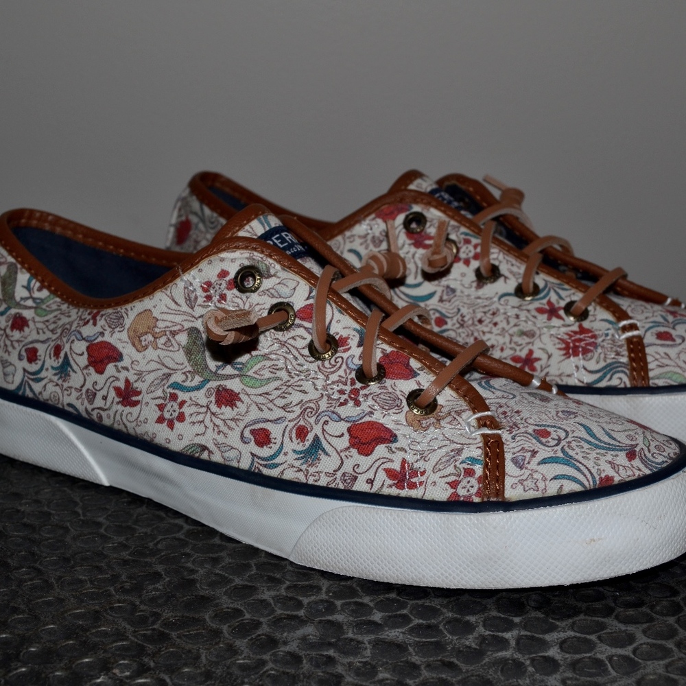 Sperry Top Sider Pier View Mermaid Sneaker Size 9